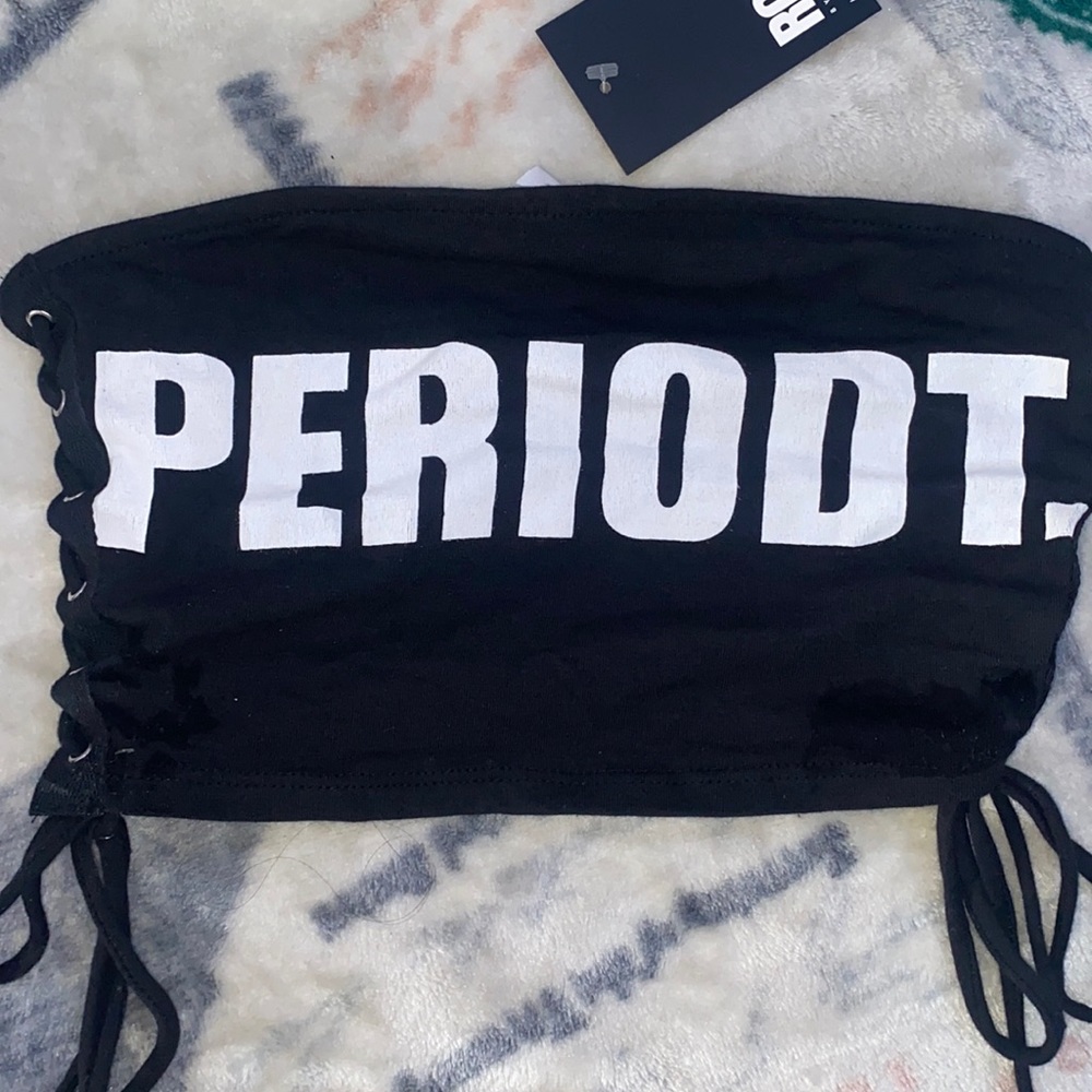 “PERIODT.” Tube Top